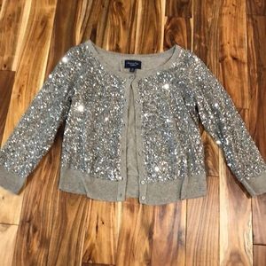 Sparkle cardigan...great for the holiday season!